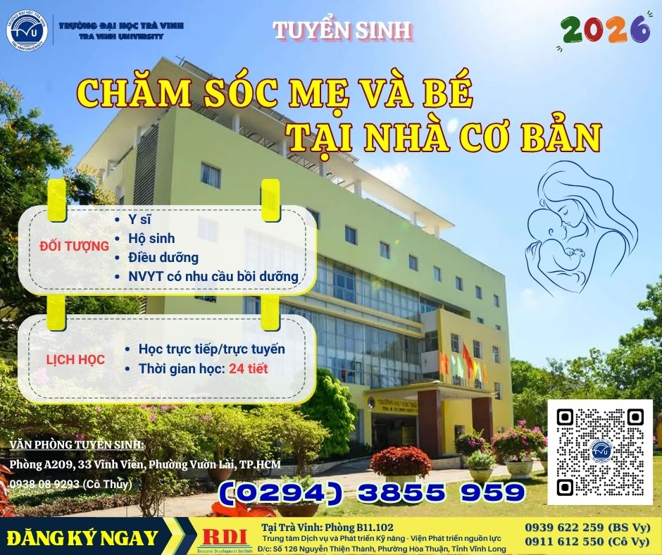 Tuyển sinh lớp Chăm sóc bà mẹ tại nhà cơ bản